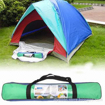 Quick Setting Dome Style 3-Person Camping Tent Pack with Carrying Bag for Outdoor Camping